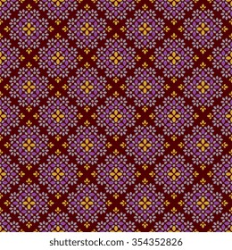 Seamless pattern with decorative ornament