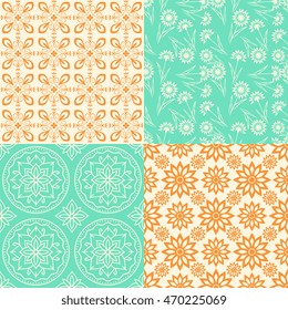 Seamless pattern with decorative ornament