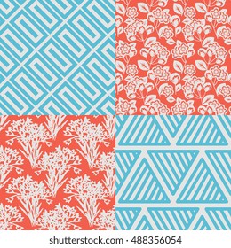 Seamless pattern with decorative ornament