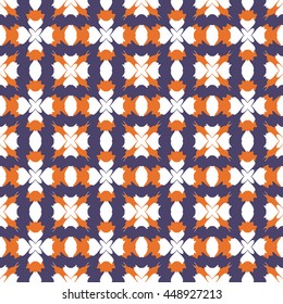 Seamless pattern with decorative ornament. Abstraction. Textile