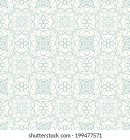 Seamless pattern with decorative ornament. Vector illustration