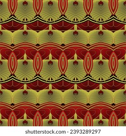 Seamless pattern with decorative ornament. Vector illustration. Can be used for wallpaper, pattern fills, web page background,surface textures.