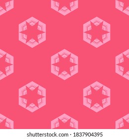 Seamless pattern with decorative snowflakes. Can be used for social media, posters, email, print, ads designs.