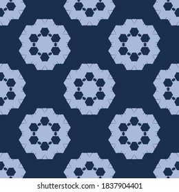 Seamless pattern with decorative snowflakes. Can be used for social media, posters, email, print, ads designs.