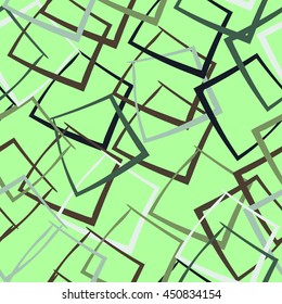 seamless pattern with decorative square. The cloth. Abstraction. Textile