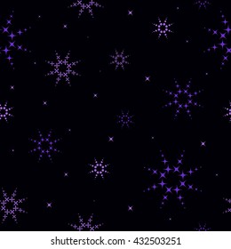 seamless pattern with decorative star. Abstraction