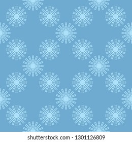 Seamless pattern with decorative stars. Mosaic of stars from strips and dots. Can be used for wallpaper, textile, invitation card, wrapping, web page background.