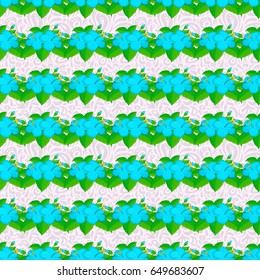 Seamless pattern with decorative summer hibiscus flowers on a beige background, watercolor vector illustration.