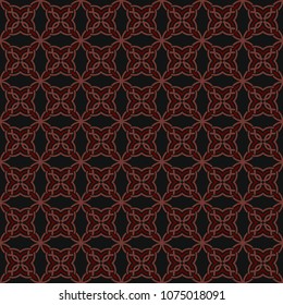 Seamless pattern decorative symmetries, ornament pattern vector illustration