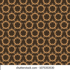 Seamless pattern decorative symmetries, ornament pattern vector illustration