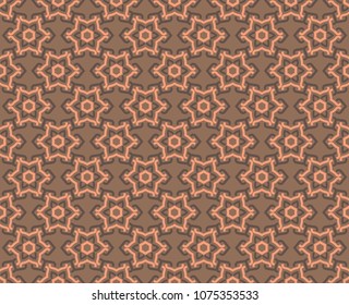 Seamless pattern decorative symmetries, ornament pattern vector illustration