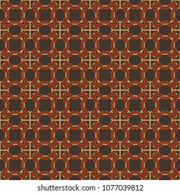 Seamless pattern decorative symmetries, ornament pattern vector illustration