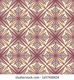 Tejas decorativas de estilo retro sin inmutarse. Ilustración del vector