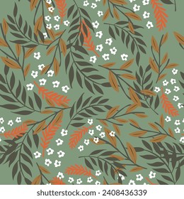 Seamless pattern with decorative tulips. Perfect for wallpapers, surface textures, textile, kids cloth, pattern fills, web page backgrounds and more creative designs