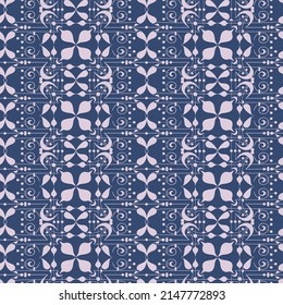 Seamless pattern of decorative vintage ornament