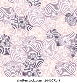Seamless pattern with deformed circles.
