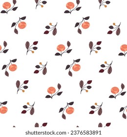 A seamless pattern with a delicate pink peony flower in a vintage style. Perfect for creating elegant designs in the textile industry, wallpapers, greeting cards, and other projects that require the i