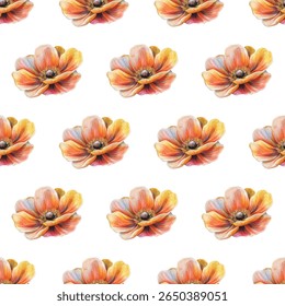 Seamless pattern of delicate pink petals on a white background, ideal for adding an elegant touch to textiles, wallpapers, or stationery. Perfect for romantic, modern, or feminine designs.
