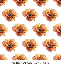 Seamless pattern of delicate pink petals on a white background, ideal for adding an elegant touch to textiles, wallpapers, or stationery. Perfect for romantic, modern, or feminine designs.