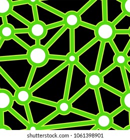 Seamless Pattern of Dense Dots in Mesh Structures and Cell Grids.