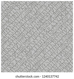 Seamless pattern depicting a stone with runic text.