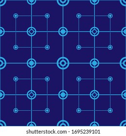 seamless pattern depicting various connections and relationships