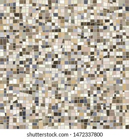 Seamless pattern. Desert camouflage made in the style of stained glass.