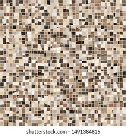 Seamless pattern. Desert camouflage made in the style of stained glass.