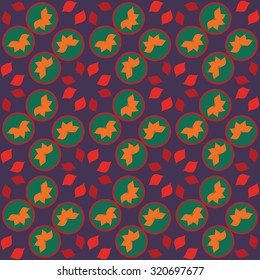 Seamless pattern design. Abstract colorful background. vector illustration.