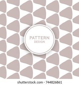 Seamless pattern design -  abstract funky shapes