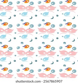 seamless pattern design with background