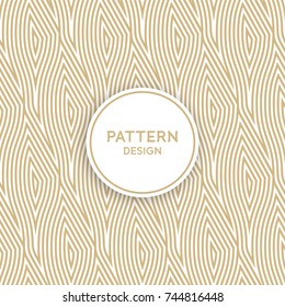 Seamless pattern design - background with abstract lines