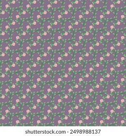 Diseño de patrón sin fisuras con hermoso floral