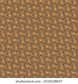 Diseño de patrón sin fisuras con hermoso fondo floral y de color profundo .
