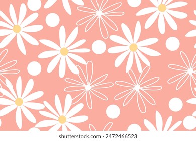 Seamless pattern design with beautiful flowers and leaves. design for fabric, cotton, wallpaper, satin, gift wrap, carpet.	