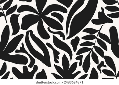 Seamless pattern design with beautiful flowers and leaves. floral and  leaf design for fabric, cotton, wallpaper, satin, gift wrap, carpet.