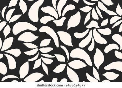 Seamless pattern design with beautiful flowers and leaves. floral and  leaf design for fabric, cotton, wallpaper, satin, gift wrap, carpet.