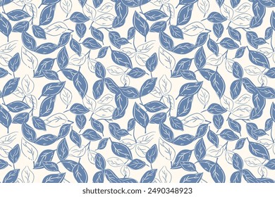 Seamless pattern design with beautiful flowers and leaves. floral and leaf design for fabric, cotton, wallpaper, satin, gift wrap, carpet.	