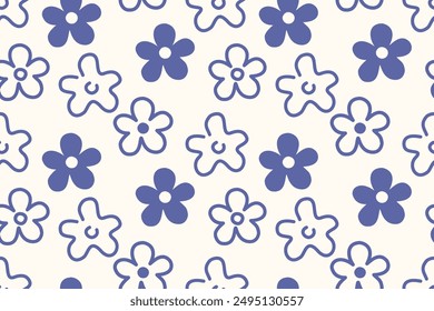 Diseño de patrones sin costuras con hermosas flores y hojas. diseño de patrones florales y hojas para tela, algodón, Fondo de pantalla, satén, envoltura de regalo, alfombra, fondos.	