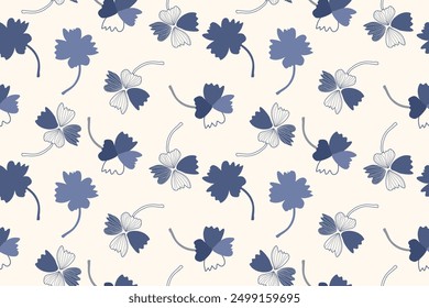 Seamless pattern design with beautiful flowers and leaves. floral and leaf patterns design for fabric, cotton, wallpaper, satin, gift wrap, carpet, backgrounds.