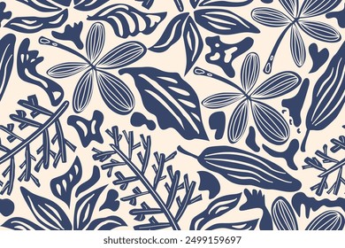 Seamless pattern design with beautiful flowers and leaves. floral and leaf patterns design for fabric, cotton, wallpaper, satin, gift wrap, carpet, backgrounds.