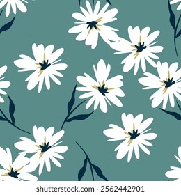 Seamless pattern design with beautiful flowers and leaves. floral and leaf patterns design for fabric, cotton, wallpaper, satin, gift wrap, carpet, backgrounds