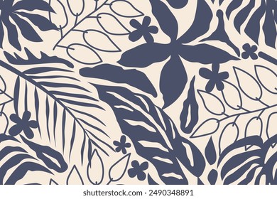 Seamless pattern design with beautiful leaves.leaf design for fabric, cotton, wallpaper, satin, gift wrap, carpet.	