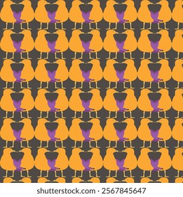 seamless pattern design with birds