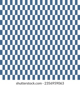 Seamless pattern design chess table blue and white background for wallpaper, texture, wrapping paper,background,backdrop.