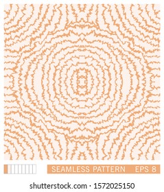 Seamless pattern design. Colorful wavy lines with rough jagged edges. Random cracked structure. Vector grunge texture.  