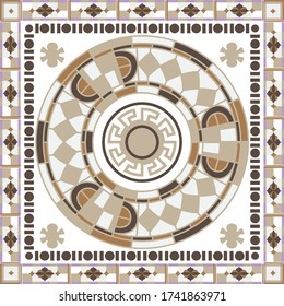 Seamless Pattern design in color.Vector seamless giometric.abstract pattern.