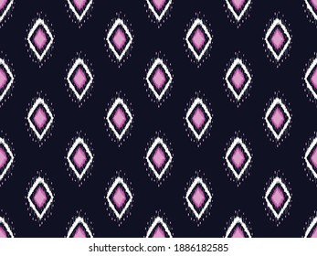 seamless pattern. Design for fabric, curtain, background, carpet, wallpaper, clothing, wrapping, Batik, fabric,Vector illustration. geometric ethnic pattern seamless flower color oriental.pattern sty.