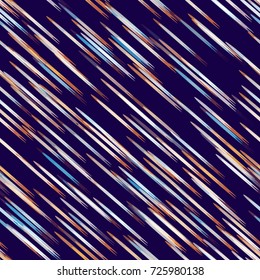 Seamless Pattern Design. Fabric Texture. Stylish Repeating Ornament. Fashion, Cover, Cloth, Textile, Linen, Screen, Ad Background. Abstract Lines Seamless Pattern