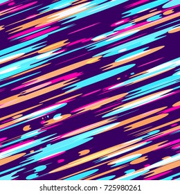 Seamless Pattern Design. Fabric Texture. Stylish Repeating Ornament. Fashion, Cover, Cloth, Textile, Linen, Screen, Ad Background. Abstract Lines Seamless Pattern